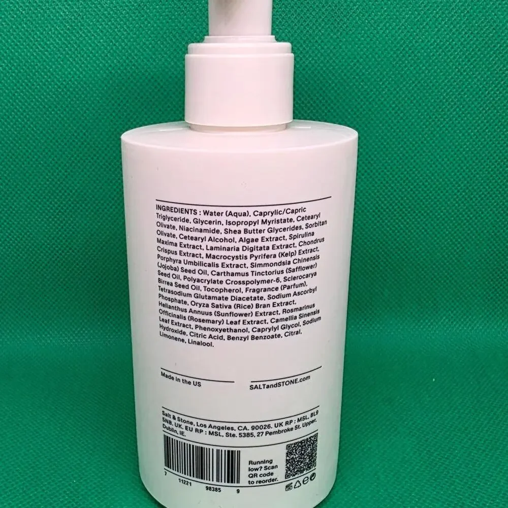 New Salt & Stone Body Lotion | 7 fl oz. | Bergamot & Hinoki Scent